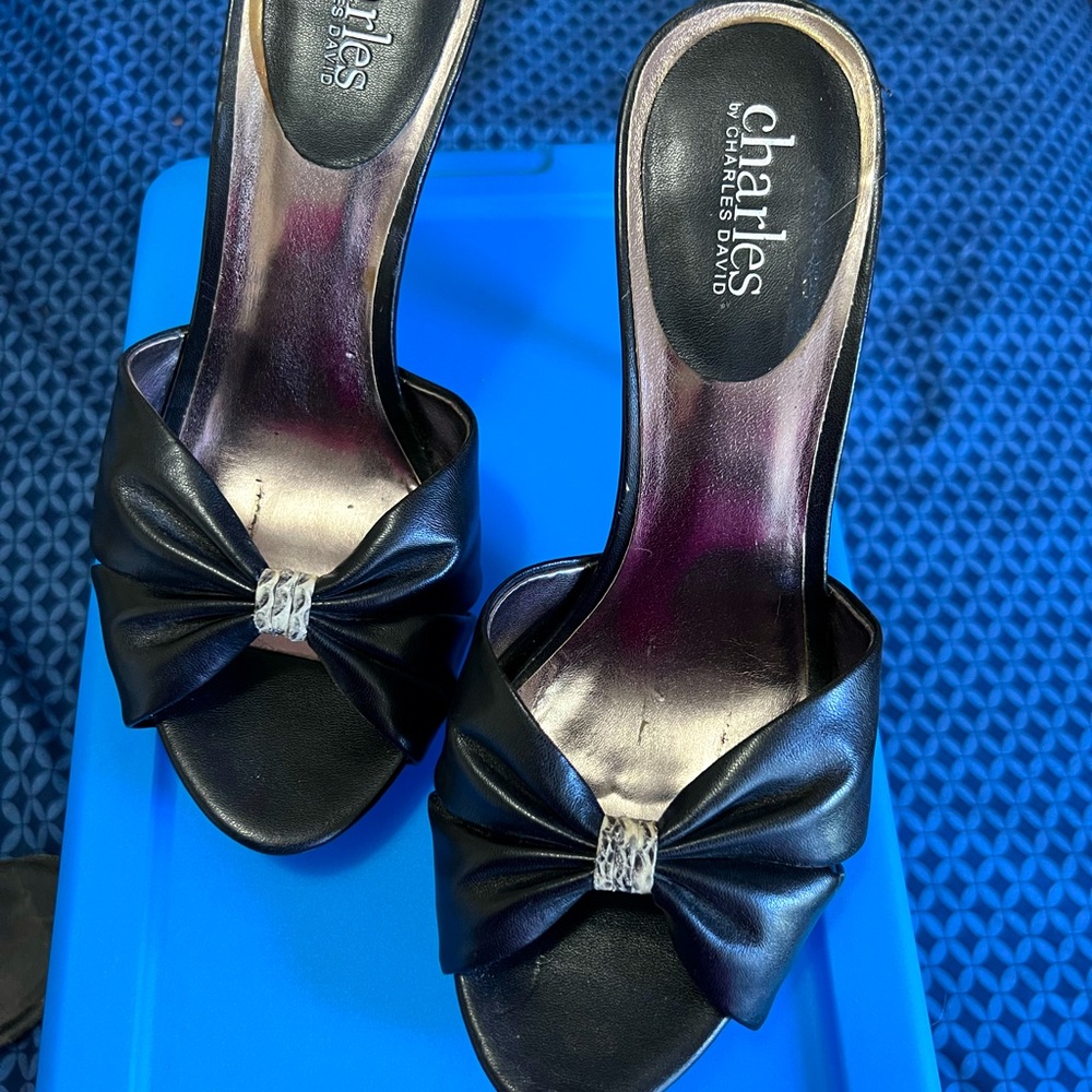 Charles by Charles David Black Heels